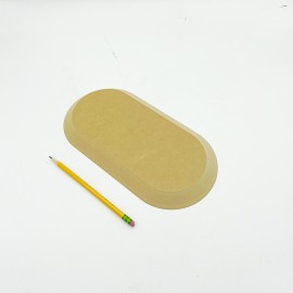 Rounded Rectangle 6 x 12 Pottery Form by GR Pottery Forms